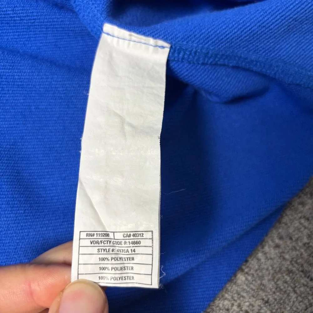 UCLA Adidas Long Sleeve Shirt Mens L Blue NCAA Training Climalite 4976A